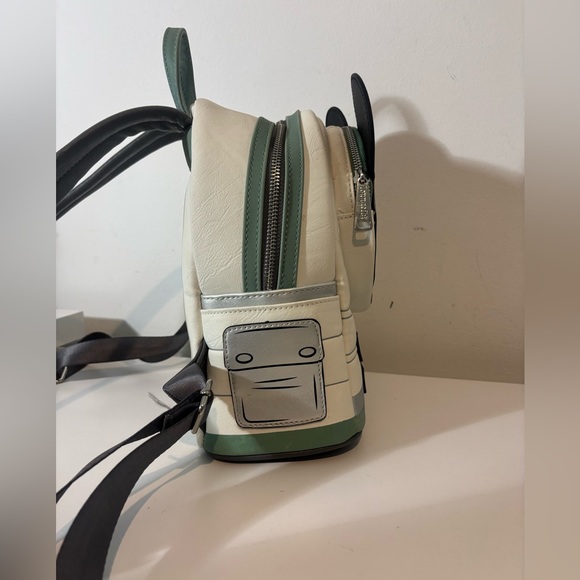 Loungefly Disney Mickey Mouse Spaceman Glow In The Dark Mini Backpack Astronaut - Picture 8 of 13